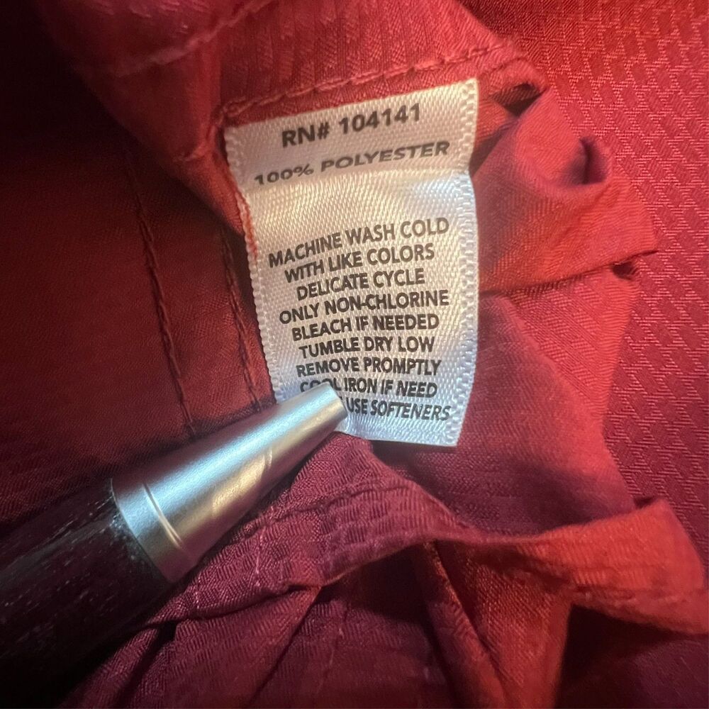 Field & Stream Shirt Men’s M Red Long Snap Sleeve… - image 5